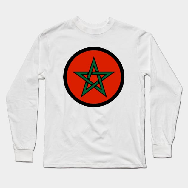 Morocco Star Long Sleeve T-Shirt by Doswork